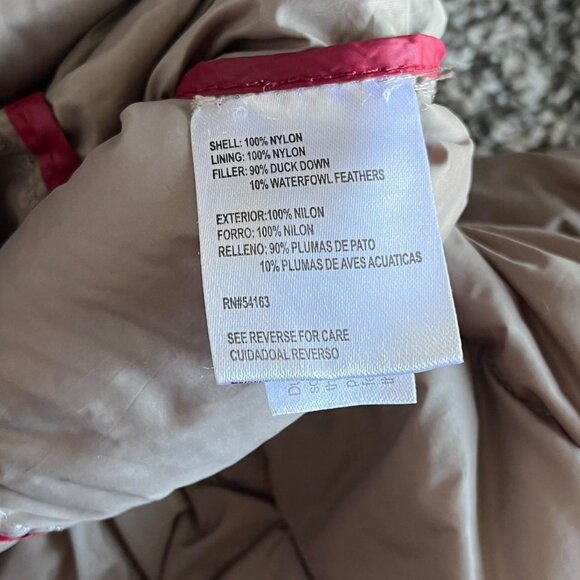 Gray Lightweight Calvin Klein Trench Coat Down Puffer Jacket with Removable Hood - Picture 7 of 7